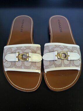 Coach Ina Sandal in Signature Jacquard size 8